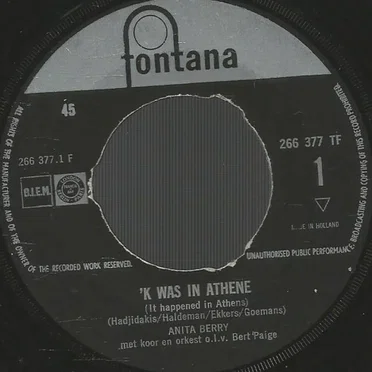 ’k Was in Athene / Taboe (Tabu)