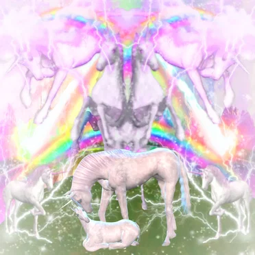 Unicorns, Rainbows, Lightning by viiii - album cover