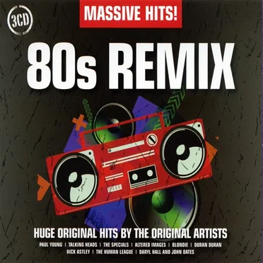 Massive Hits! 80s Remix by Various Artists - album cover