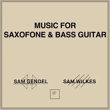Music for Saxofone and Bass Guitar