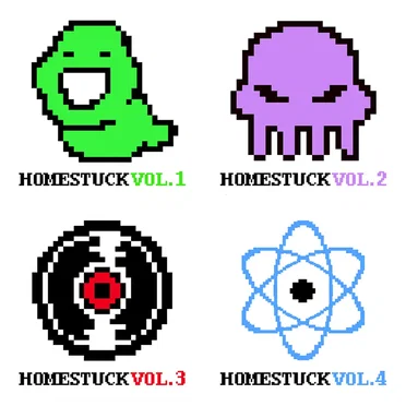 Homestuck, Vol. 1–4 (with Midnight Crew: Drawing Dead)