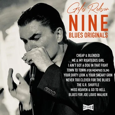 Nine Blues Originals by Giles Robson - album cover