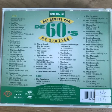 Het gevoel van de Sixties, Deel 2 by Various Artists - album cover