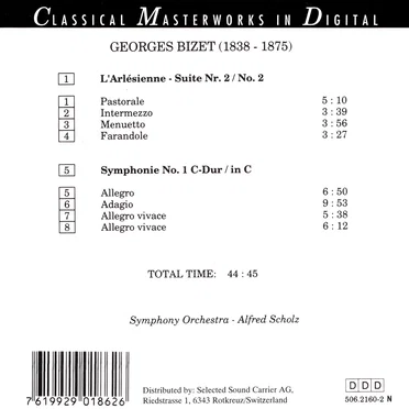 L'Arlesienne-Suite No. 2 / Symphonie No. 1