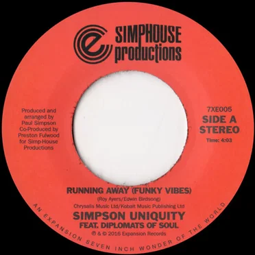 Running Away by Simpson Uniquit - album cover