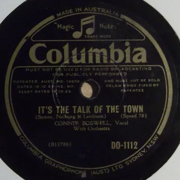 It's the Talk of the Town / This Time It's Love