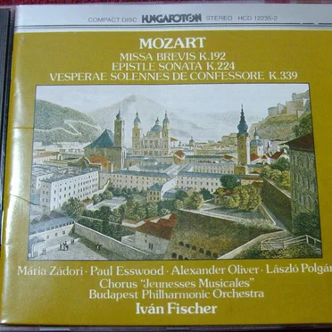 Missa brevis, K. 192 / Epistle sonata, K. 224 / Vesperae solennes de confessore, K. 339