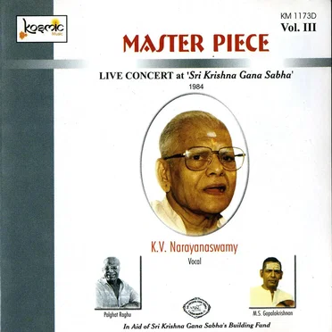 Master Piece - Live Concert at Sri Krishna Gana Sabha Vol.III