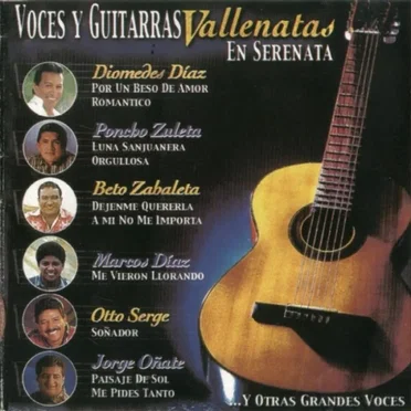 Voces y guitarras vallenatas en serenata by Various Artists - album cover