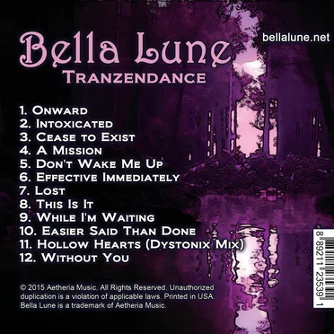 Tranzendance by Bella Lune - album cover