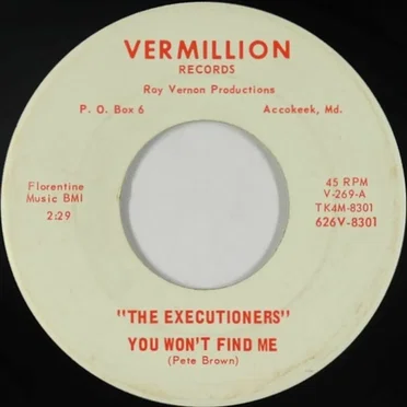You Won't Find Me / Haunting My Mind by The Executioners - album cover
