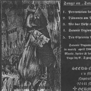 Satanic Legions by Seeds of Hate - album cover