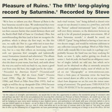 Pleasure of Ruins