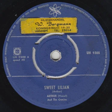 Sweet Lilian by Arthur & the Cronies - album cover
