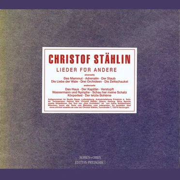 Lieder für andere by Christof Stählin - album cover