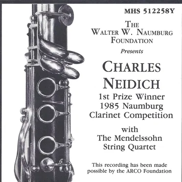 The Walter W. Naumburg Foundation presents Charles Neidich