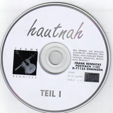 Hautnah by Frank Rennicke - album cover
