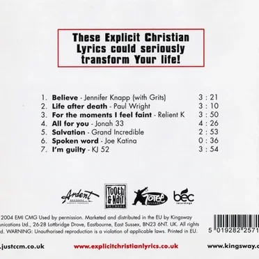Parental Advisory: Explicit Christian Lyrics by Various Artists - album cover