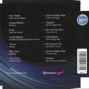Barclaycard Mercury Prize: 2010 Albums of the Year by Various Artists - album cover