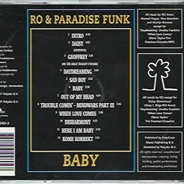 Baby by Ro & Paradise Funk - album cover