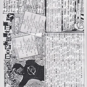 No Sanctuary K7 Radio Tapezine issue 1 by Chris Wheelie - album cover