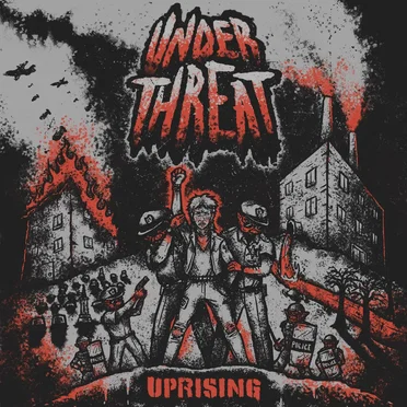 UNDER THREAT by UPRISING - album cover
