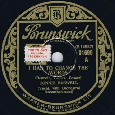 I Had to Change the Words / In Other Words We're Through