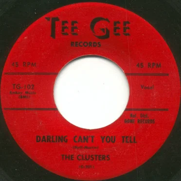 Darling Can't You Tell / Pardon My Heart by The Clusters - album cover