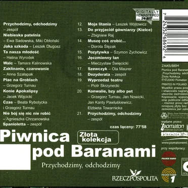 Przychodzimy, Odchodzimy by Piwnica pod Baranami - album cover