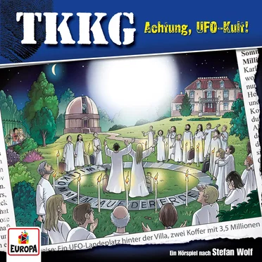 TKKG 206: Achtung, UFO‐Kult! by Stefan Wolf - album cover