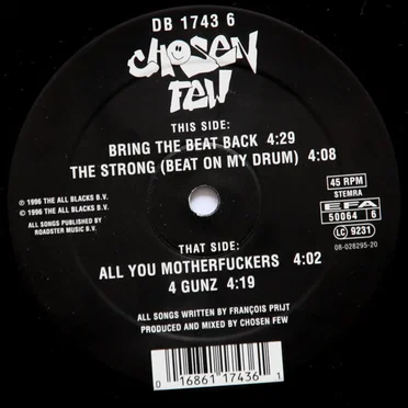 Bring The Beat Back by Chosen Few - album cover