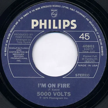 I’m on Fire / Still on Fire by 5000 Volts - album cover