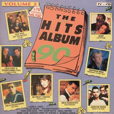 The Hits Album 90 Volume 2 by Various Artists - album cover