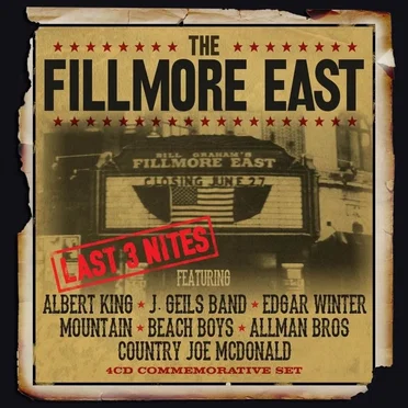 The Fillmore East Last 3 Nites by Various Artists - album cover