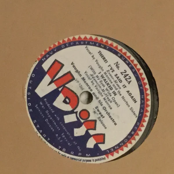 There! I’ve Said It Again / I Walked In (with My Eyes Wide Open) / You Belong to My Heart