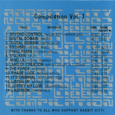 Rabbit City Compilation, Volume 1 by Various Artists - album cover