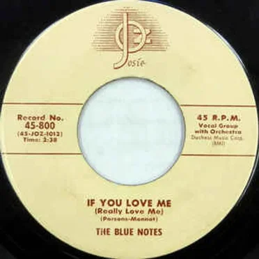 If You Love Me (Really Love Me) / There's Something In Your Eyes, Eloise by The Blue Notes - album cover