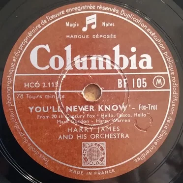 You'll Never Know / Jalousie