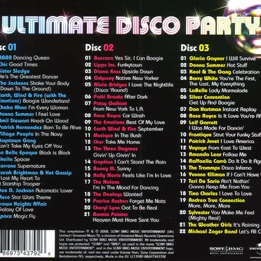 Ultimate Disco Party by Various Artists - album cover
