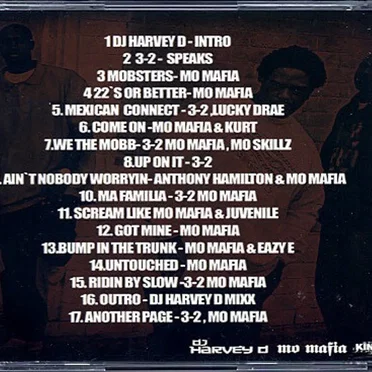 Mobsters Volume One by DJ Harvey D - album cover