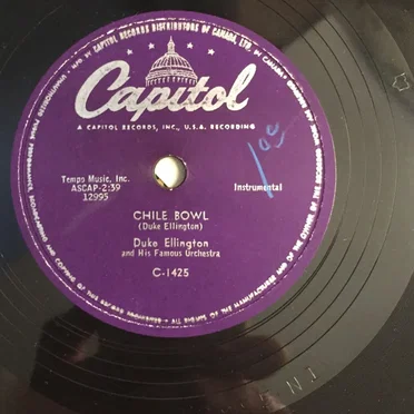 Chile Bowl / Twelfth Street Rag