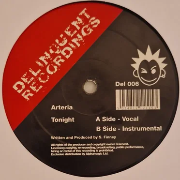 Tonight by Arteria - album cover