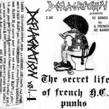 Deflagration Vol. 4 (The Secret Life of French HC Punks) by Various Artists - album cover