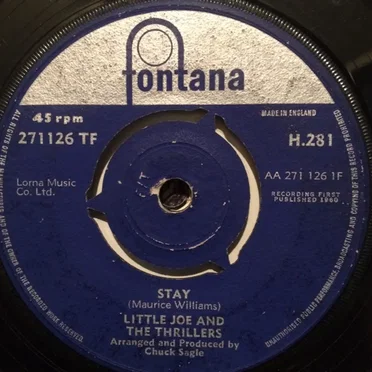 Stay / Cherry by Little Joe and the Thrillers - album cover