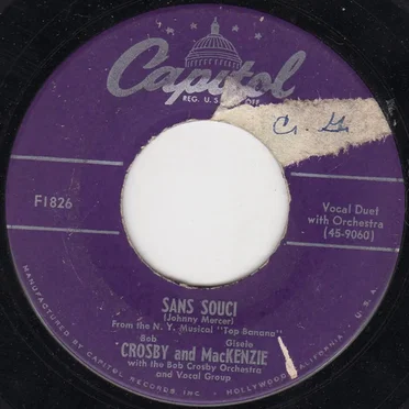 Sans Souci / I Never Was Loved by Anyone Else