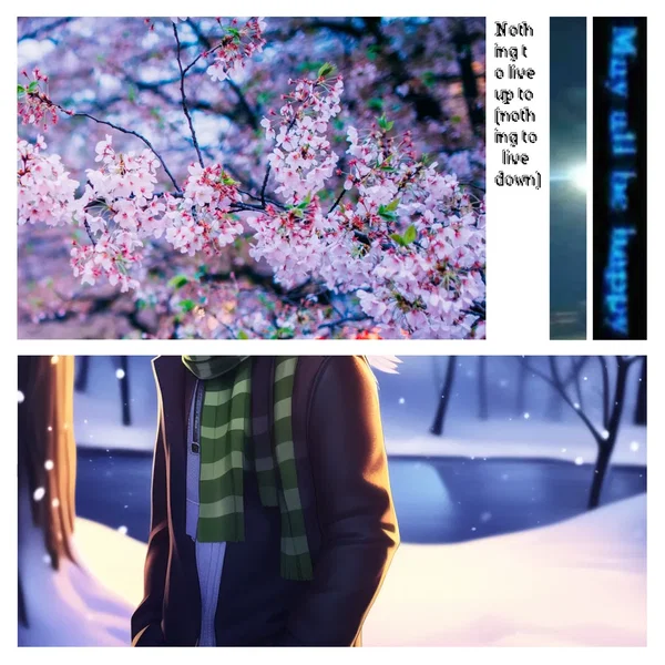 Nothing to live up to (nothing to live down)