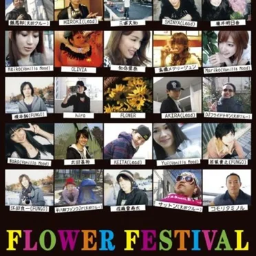 FLOWER FESTIVAL~VISION FACTORY presents by Various Artists - album cover