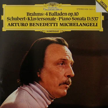 Brahms: 4 Balladen, op. 10 / Schubert: Klaviersonate, D. 537