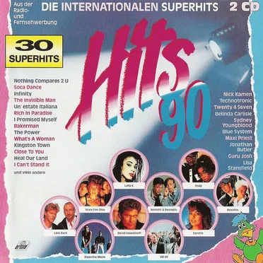 Hits 90: Die internationalen Superhits by Various Artists - album cover