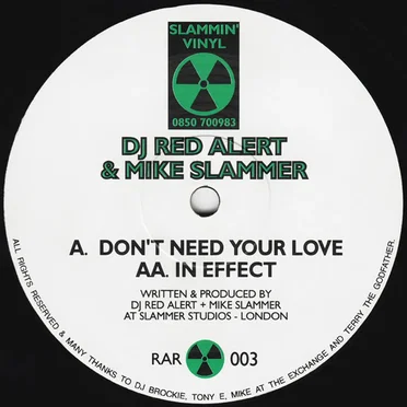 Don't Need Your Love / In Effect